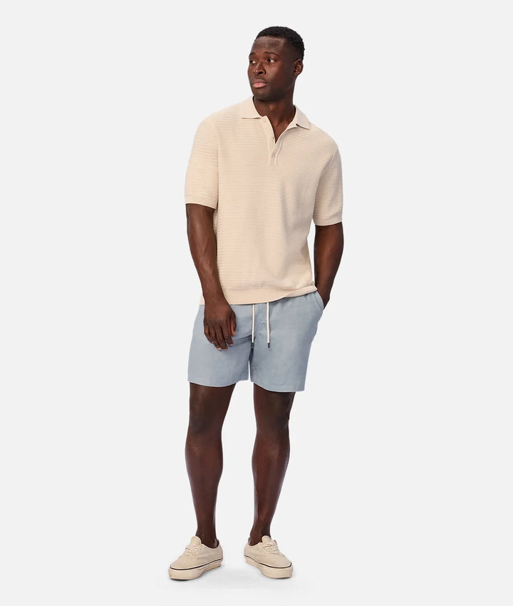 The Marina Linen Short - Opal
