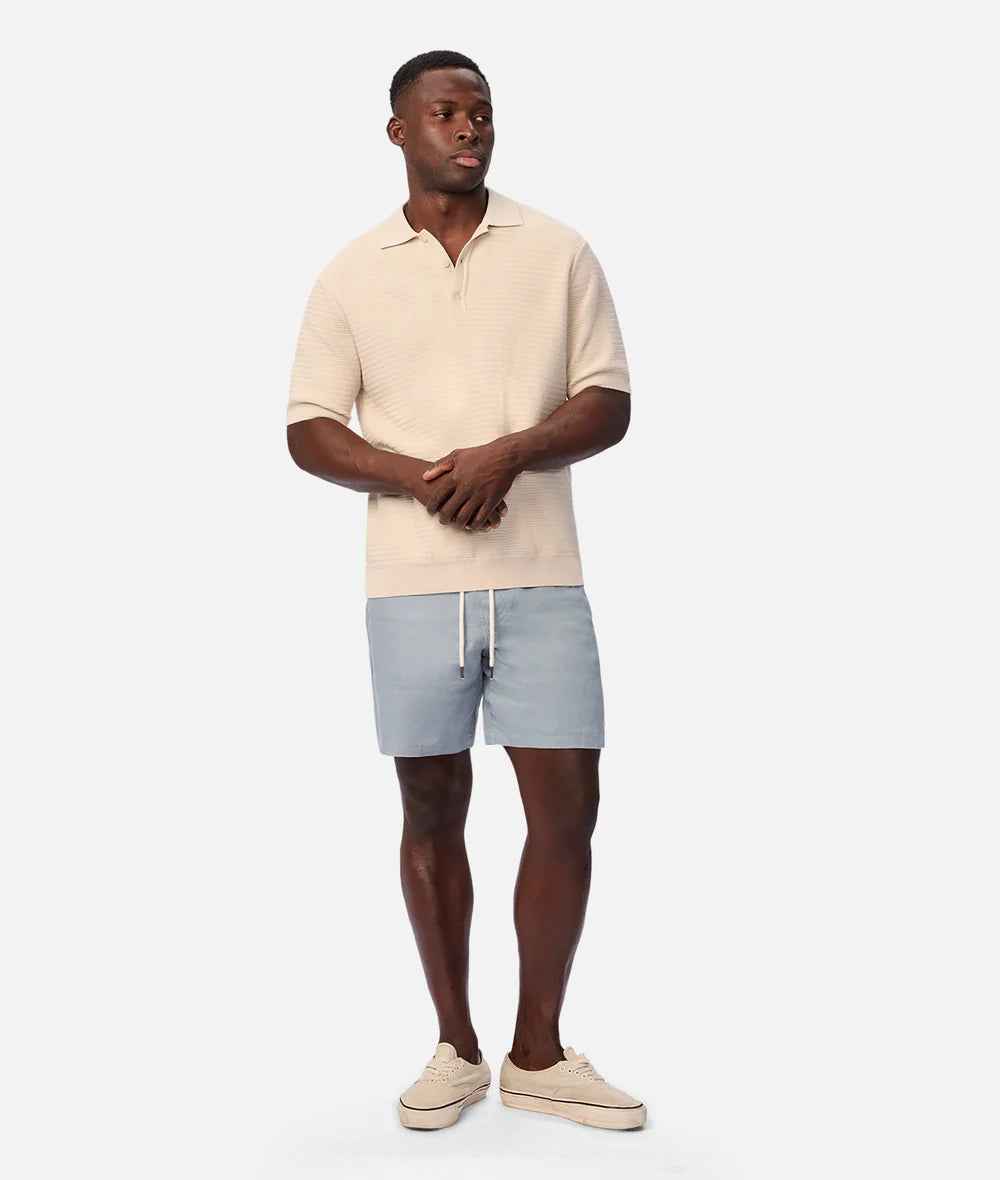 The Marina Linen Short - Opal