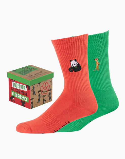 Bamboozld - Panda & Meerkat 2pk Zoo Conservation  Gift Box