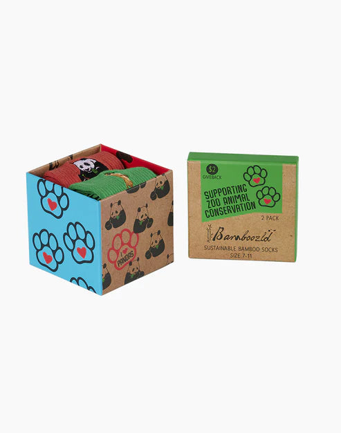 Bamboozld - Panda & Meerkat 2pk Zoo Conservation  Gift Box