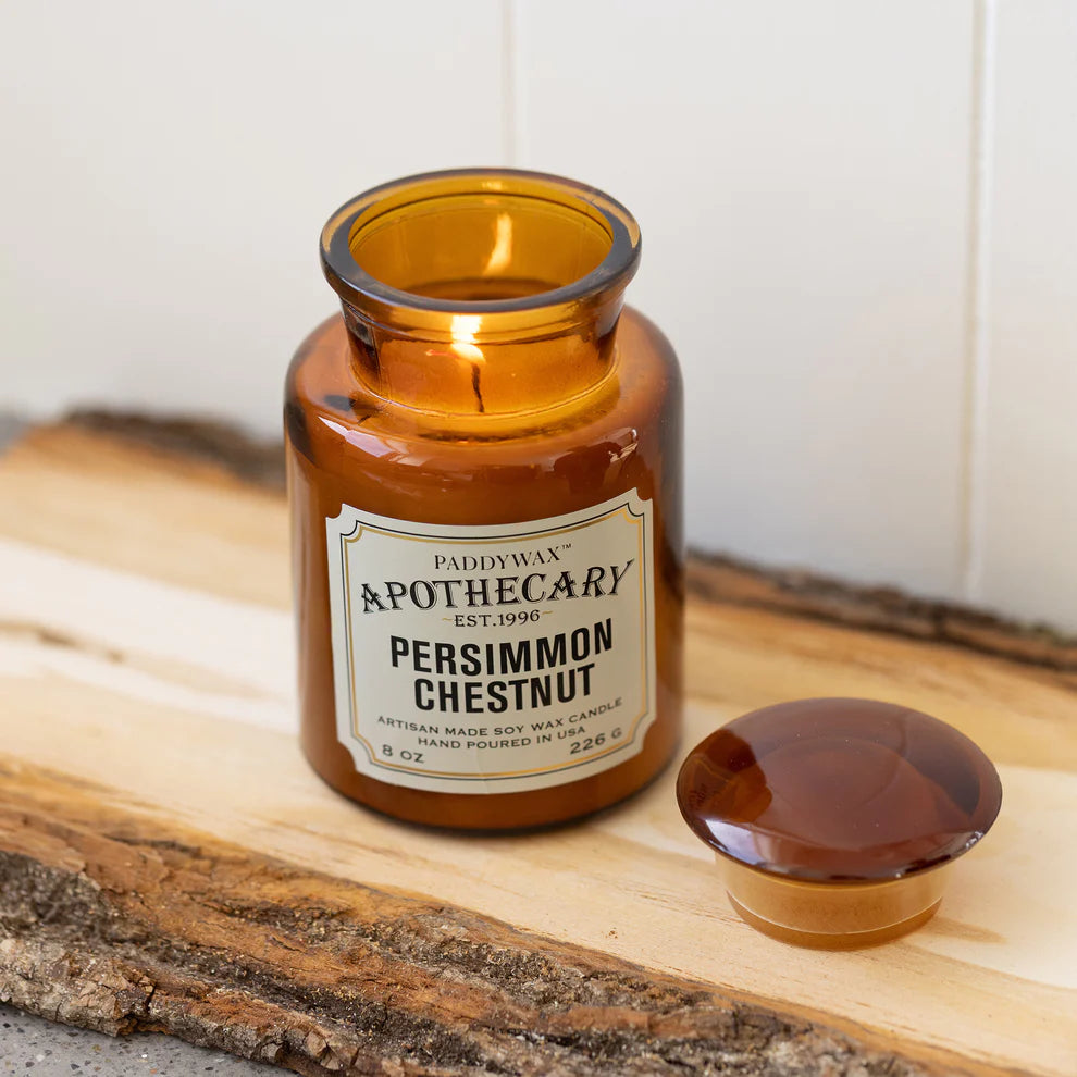 Apothecary 8oz Candle - Persimmon Chestnut