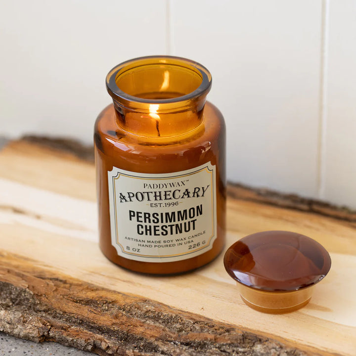 Apothecary 8oz Candle - Persimmon Chestnut