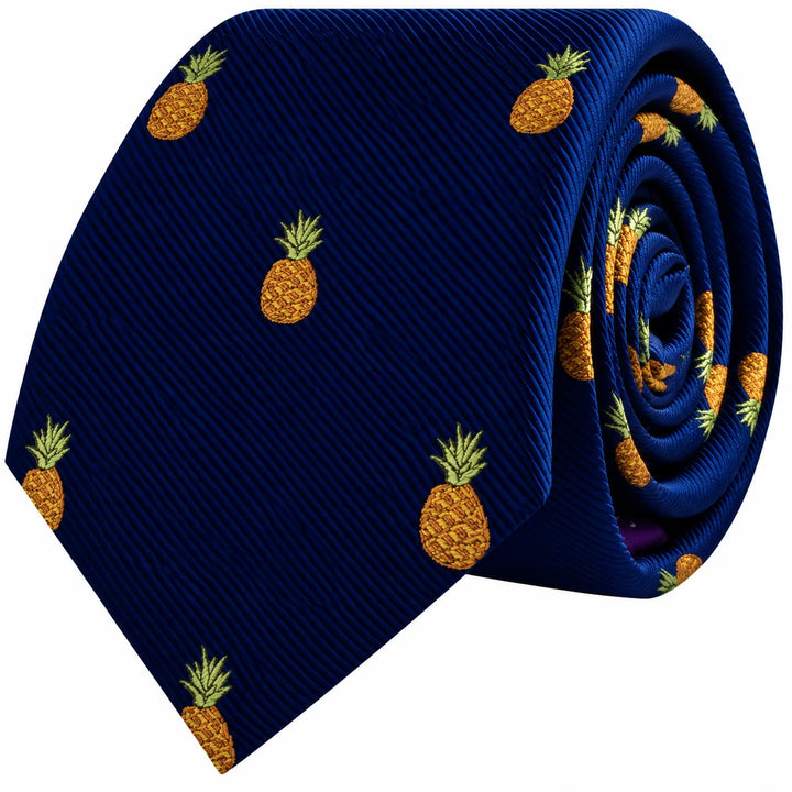 Pineapple Skinny Tie