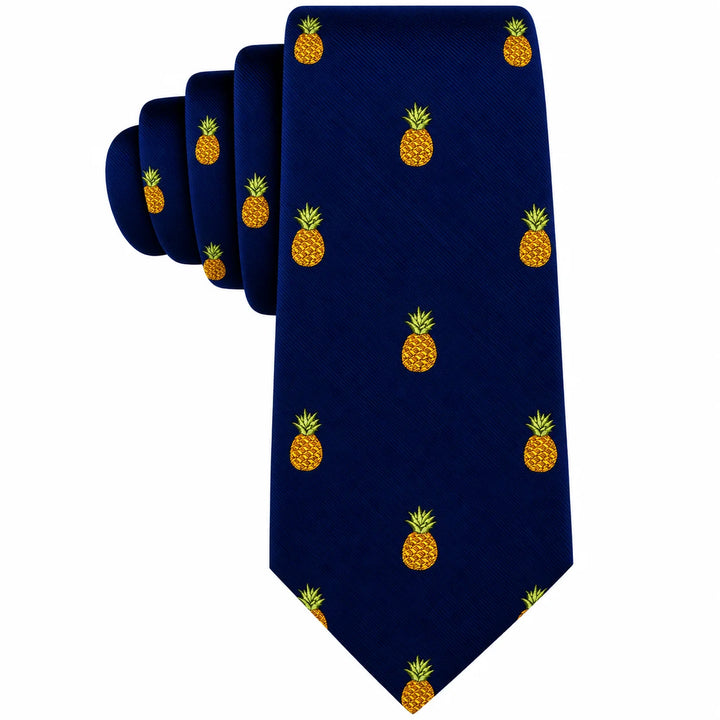 Pineapple Skinny Tie