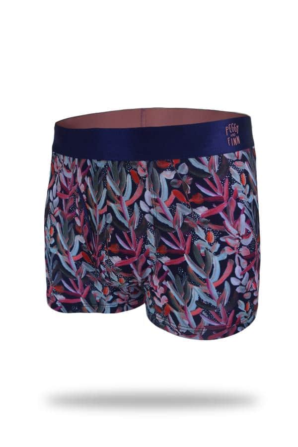 Protea Navy Bamboo Underwear