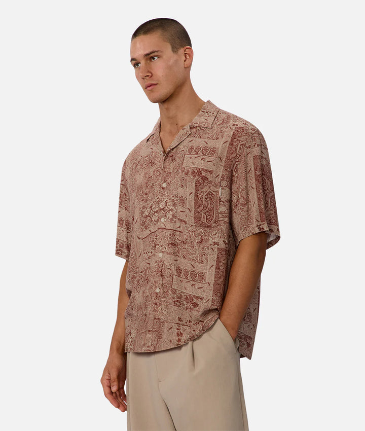 The Pasadena S/S Shirt - Rust Combo
