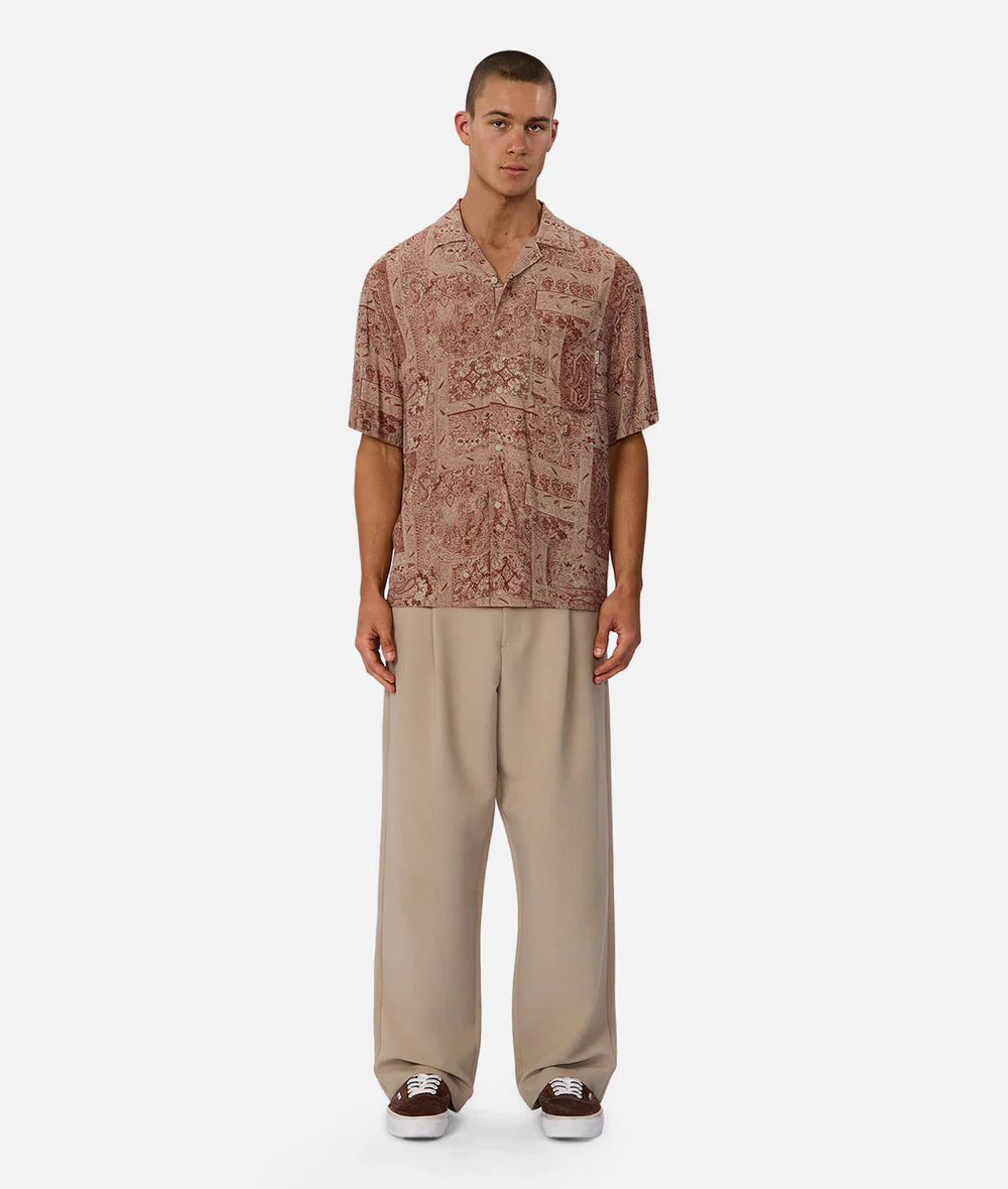 The Pasadena S/S Shirt - Rust Combo