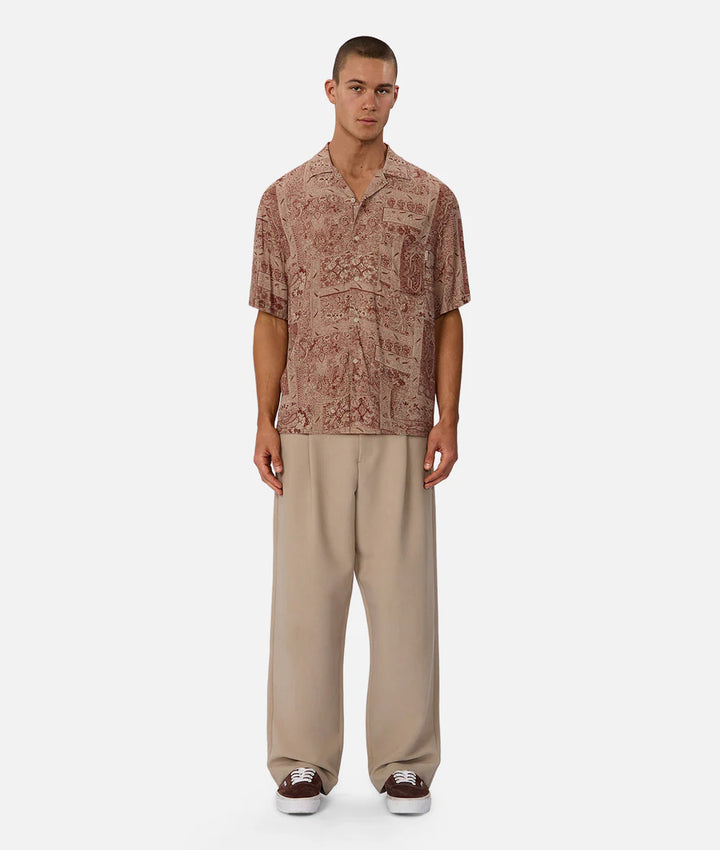 The Pasadena S/S Shirt - Rust Combo