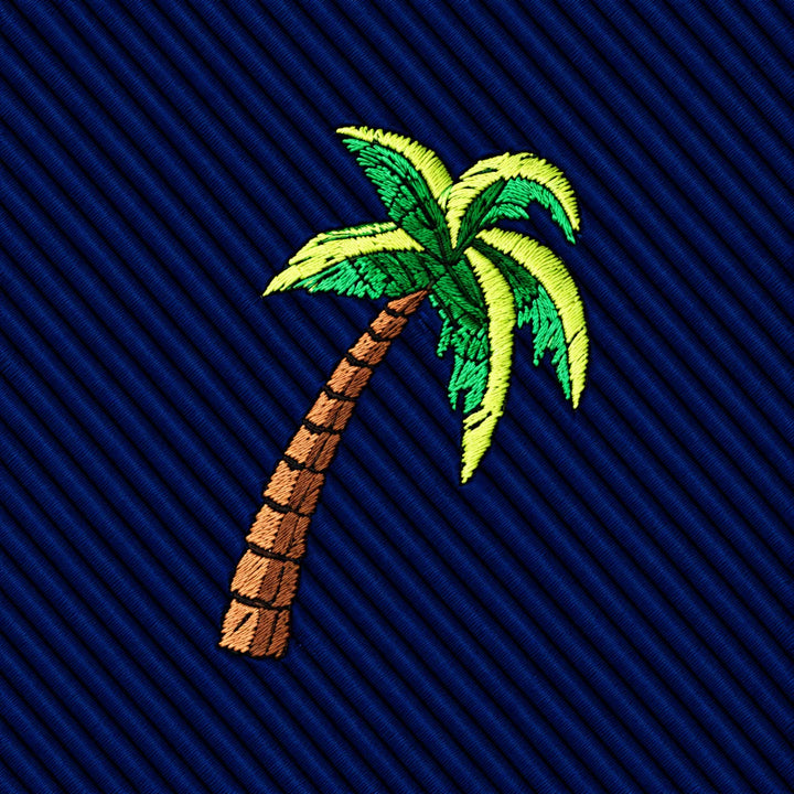 Palm Tree Skinny Tie