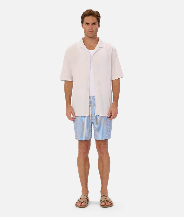 The Coressia Swim Short - Royal White