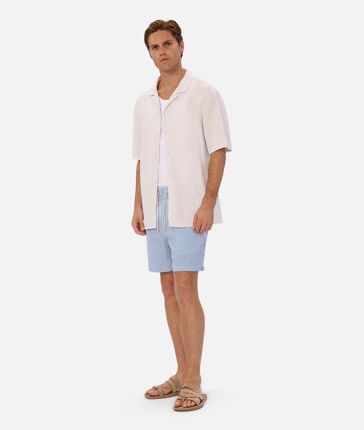 The Coressia Swim Short - Royal White