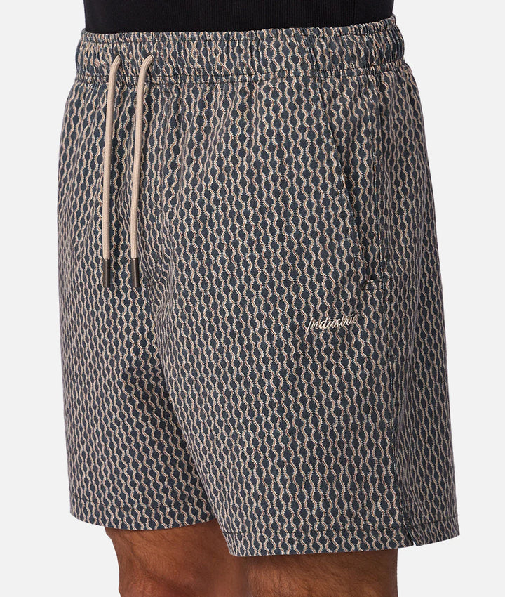 The Savanna Swim Short -Navy/Multi