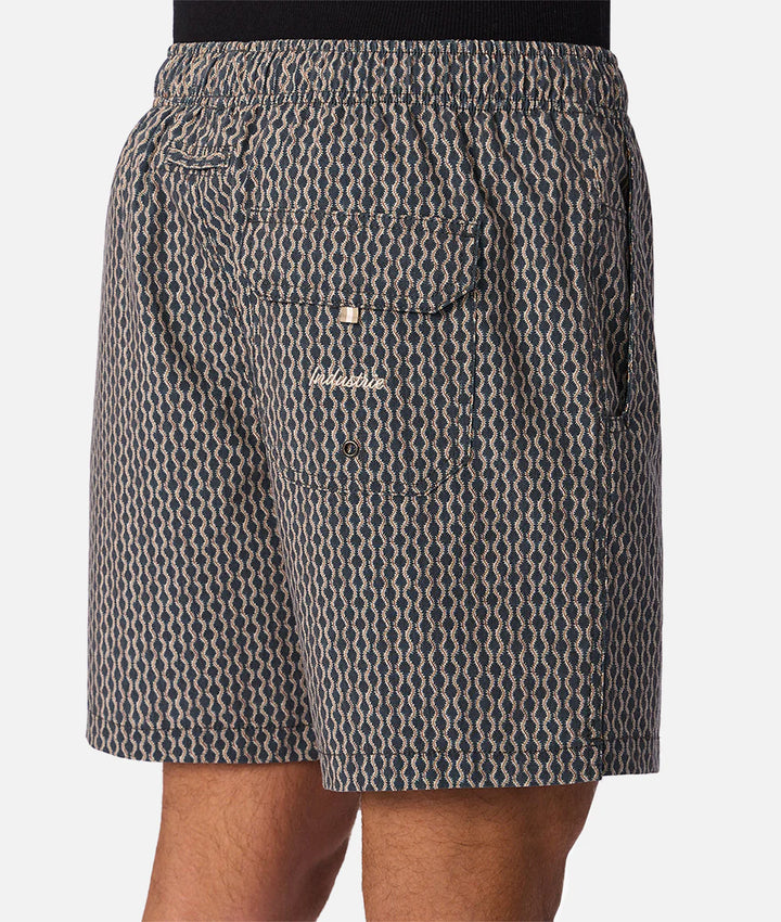 The Savanna Swim Short -Navy/Multi
