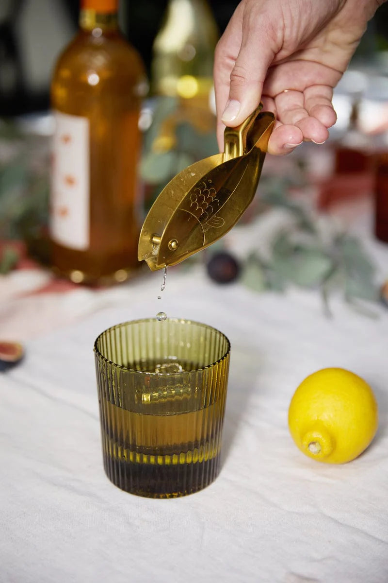 The Scout Lowball Glass Set of 2 - Olive