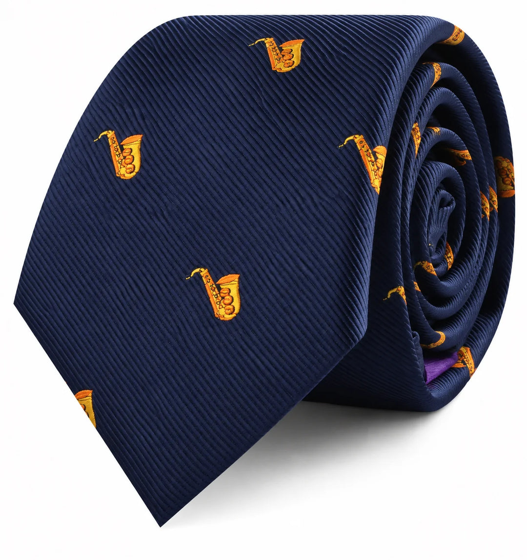 Saxophone Skinny Tie