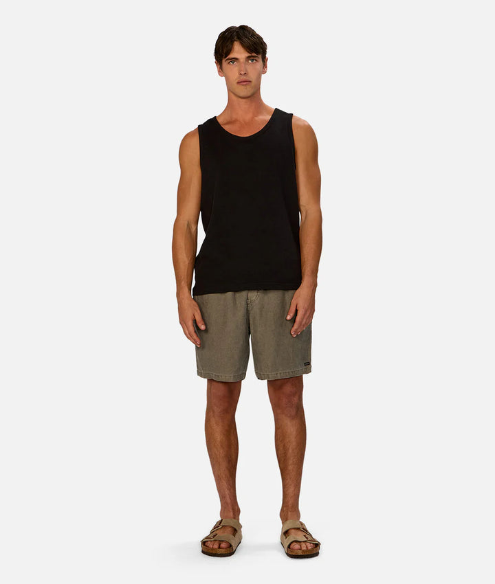The Marina Linen Short - Shamrock