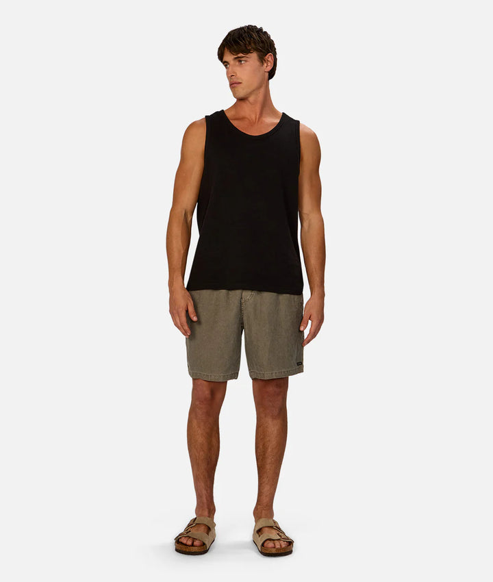 The Marina Linen Short - Shamrock