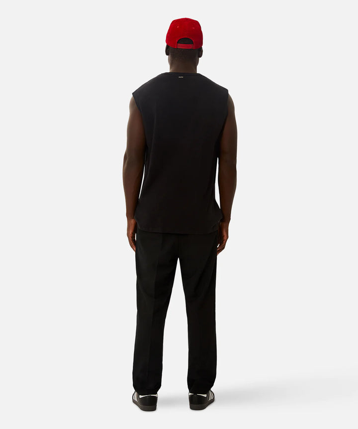 The Del Sur Sleeveless Tee - Black
