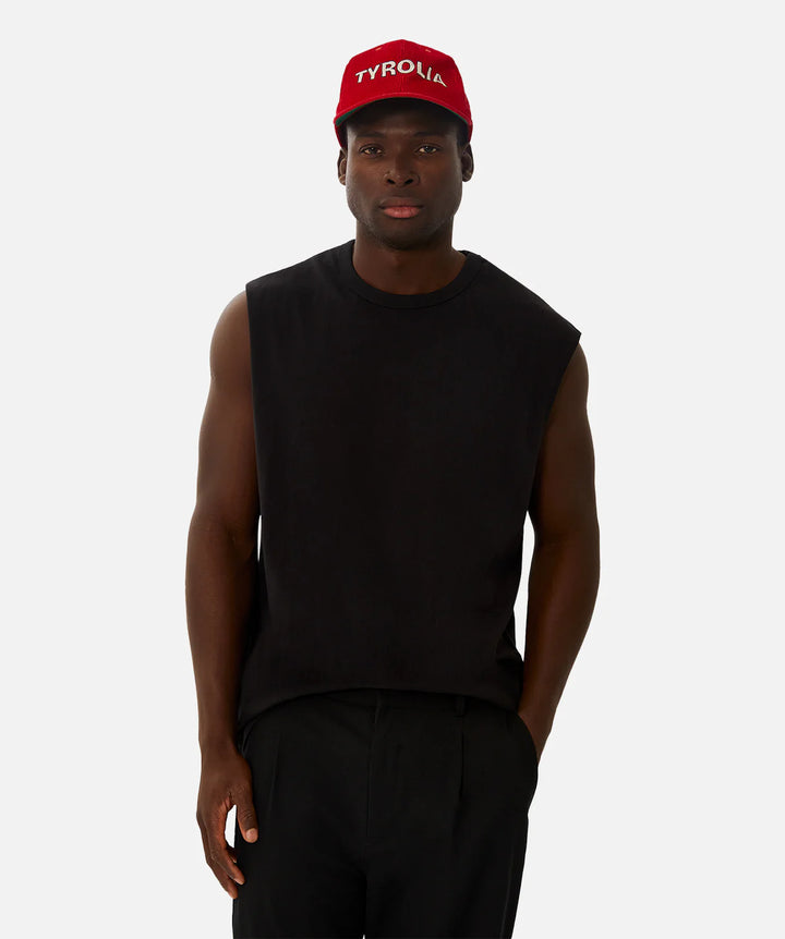 The Del Sur Sleeveless Tee - Black