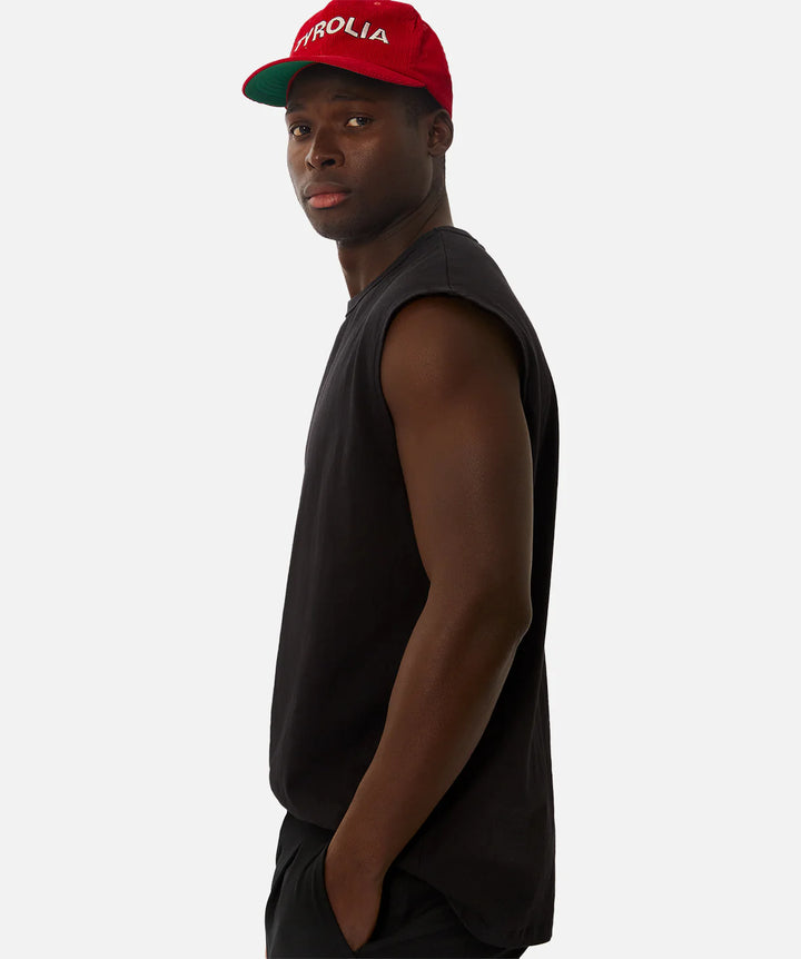 The Del Sur Sleeveless Tee - Black
