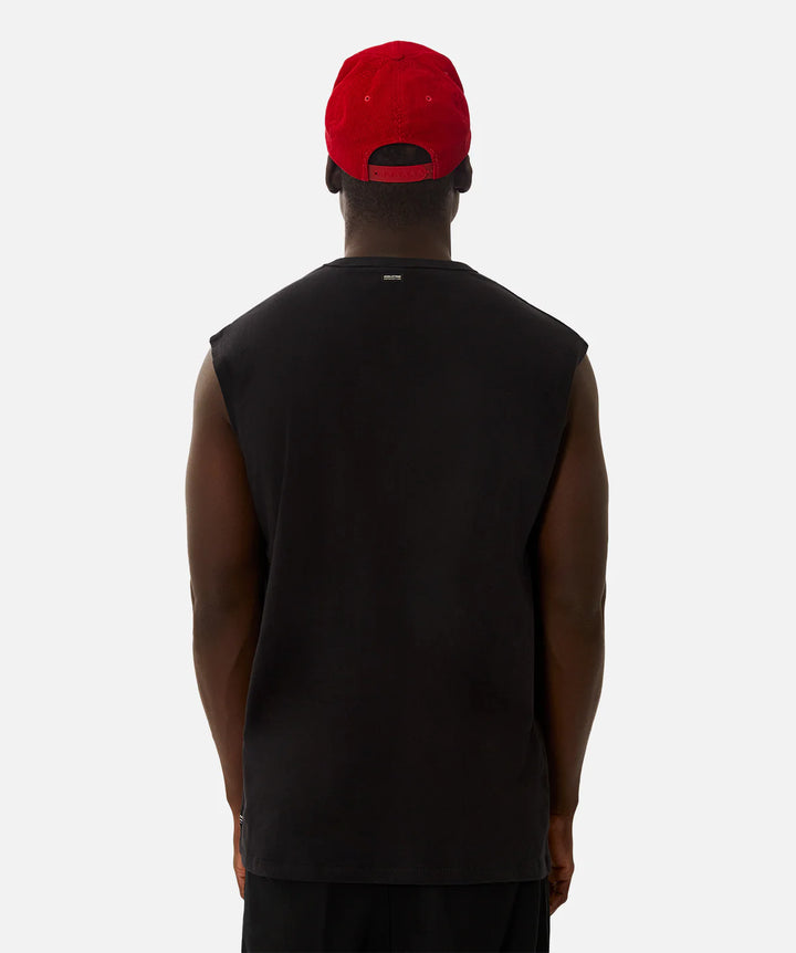 The Del Sur Sleeveless Tee - Black