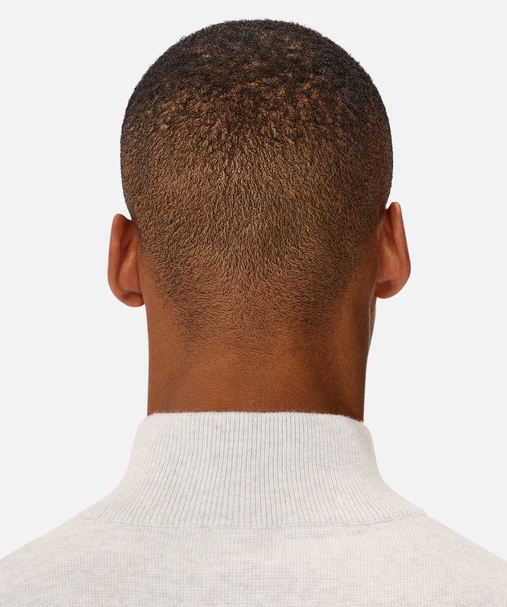The Lakewood Zip Knit - Snow Marle