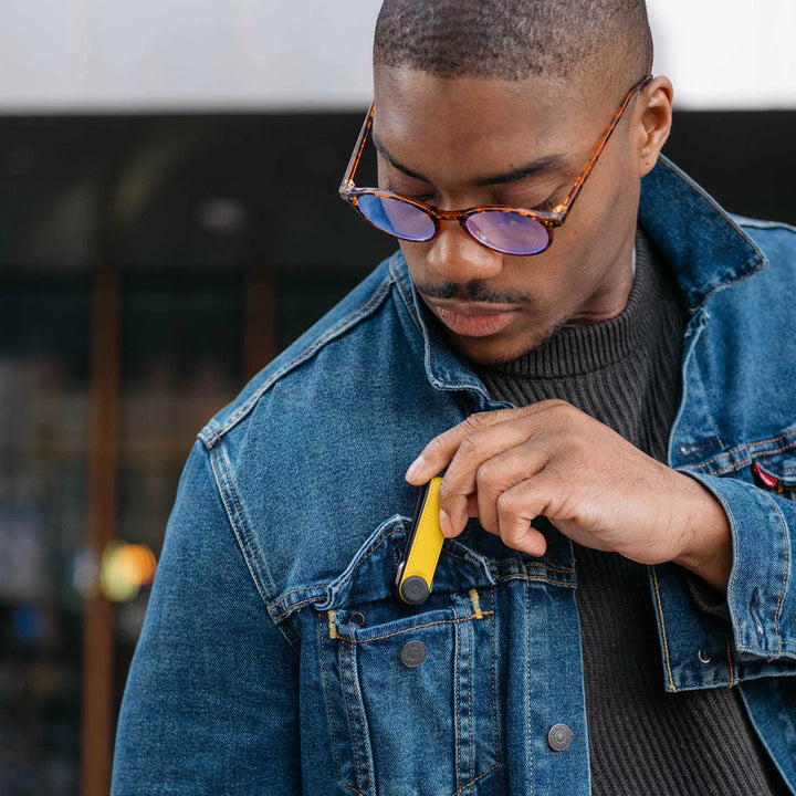 Key Organiser Hybrid Leather - Solar Yellow