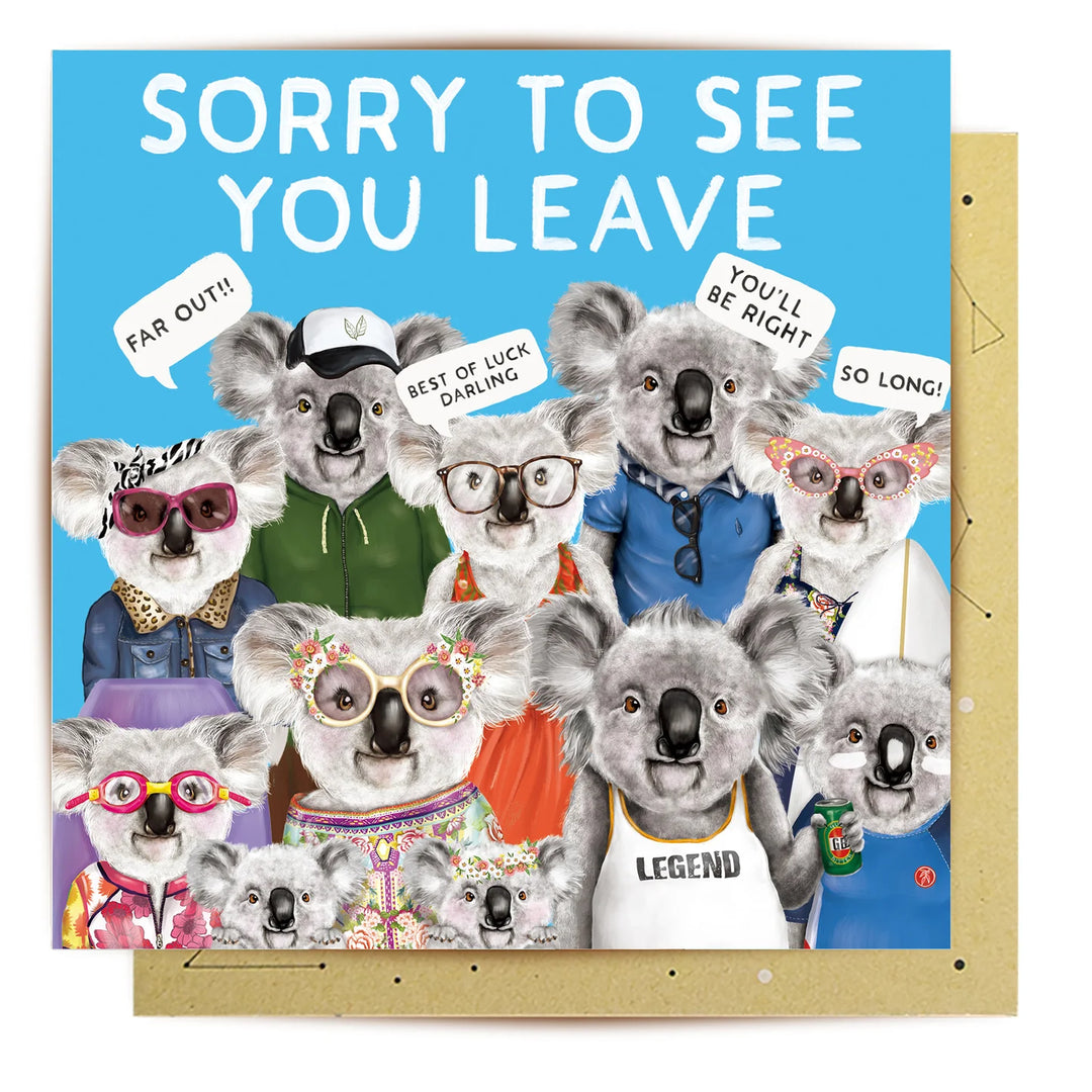 Sorry To See You Leave