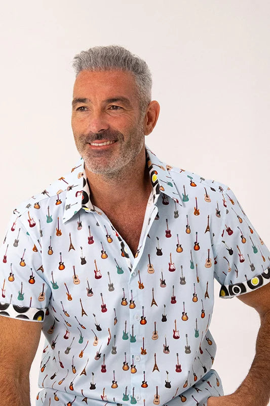 Swinton S/S Shirt - Sky
