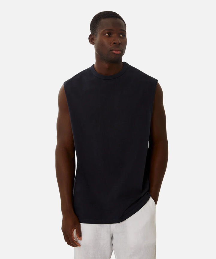 The Del Sur Sleeveless Tee - OD DK Navy