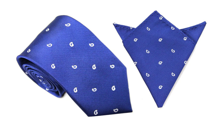 Tear Drop Business Tie & Pocket Square Set