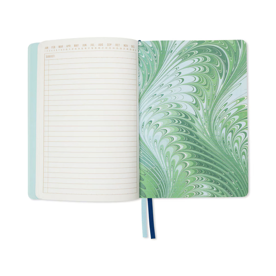 FSC Mix Credit Softcover Journal - Teal Marble