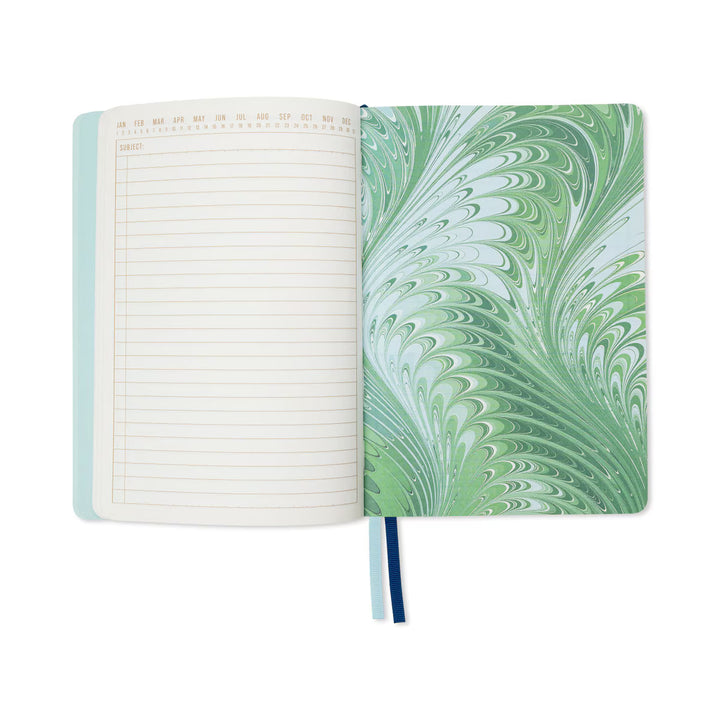 FSC Mix Credit Softcover Journal - Teal Marble