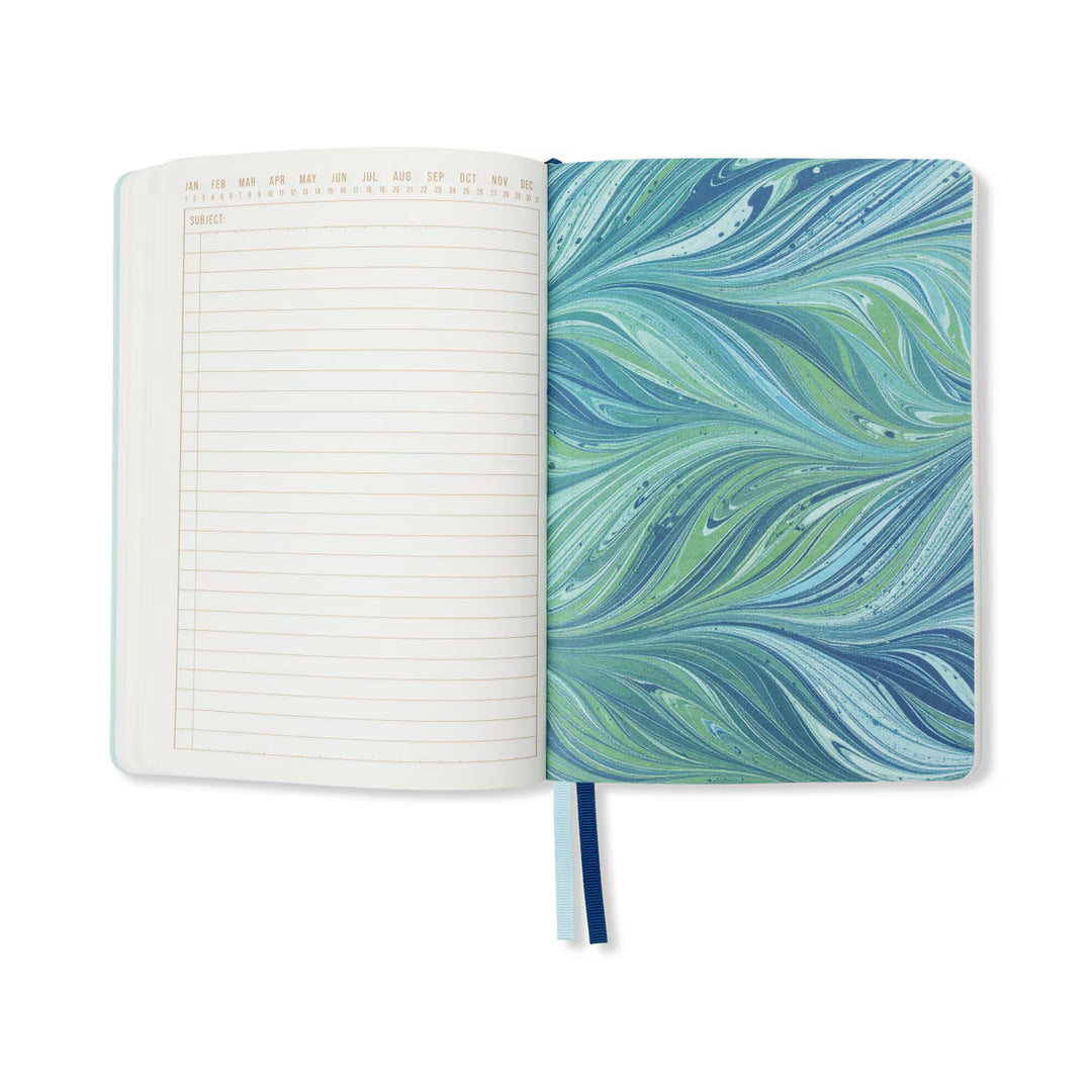 FSC Mix Credit Softcover Journal - Teal Marble