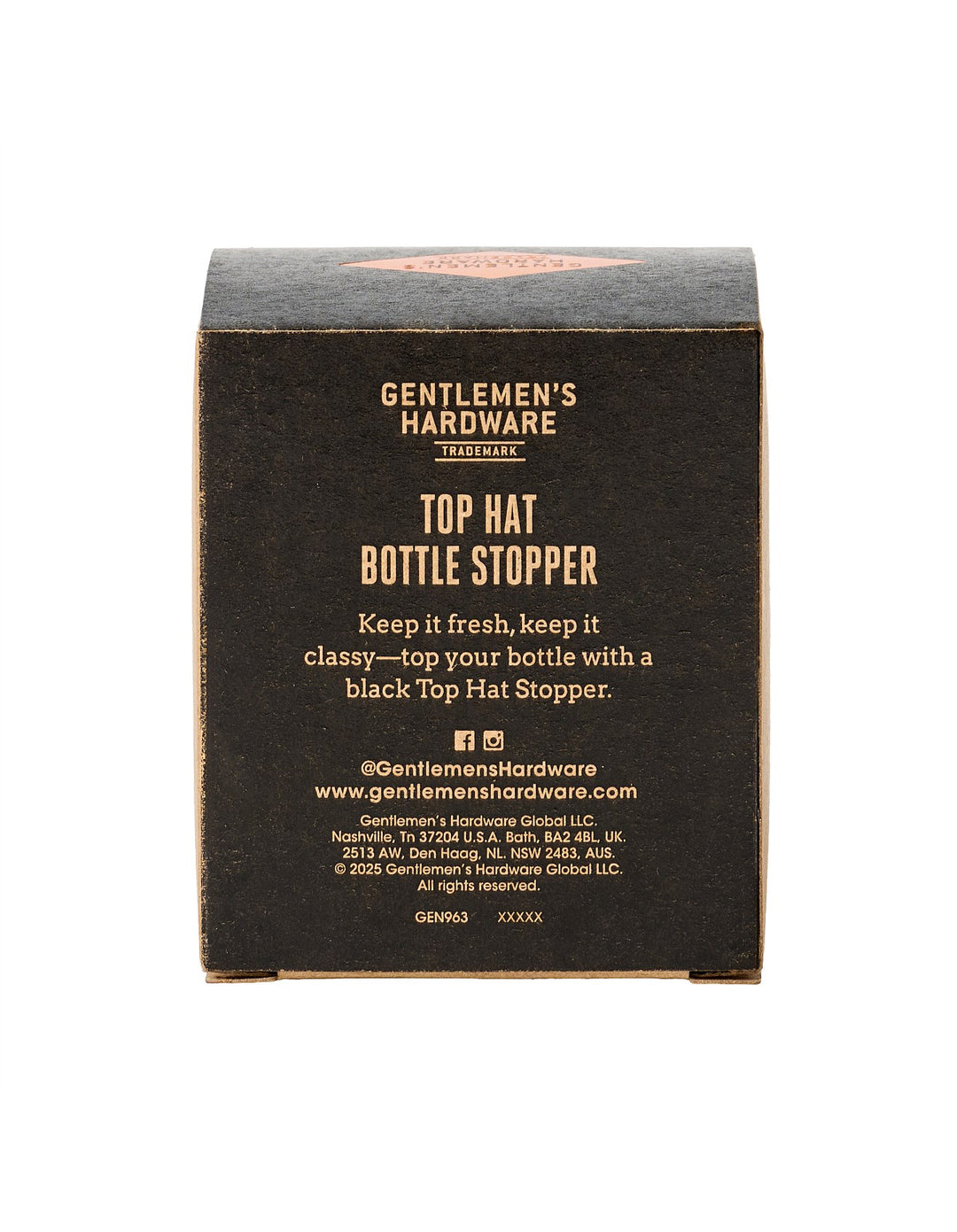 Top Hat Bottle Stoppers
