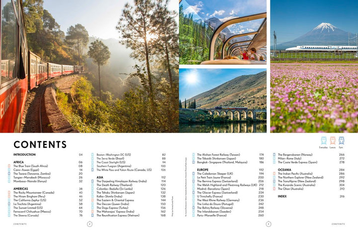 Epic Train Trips Of The World