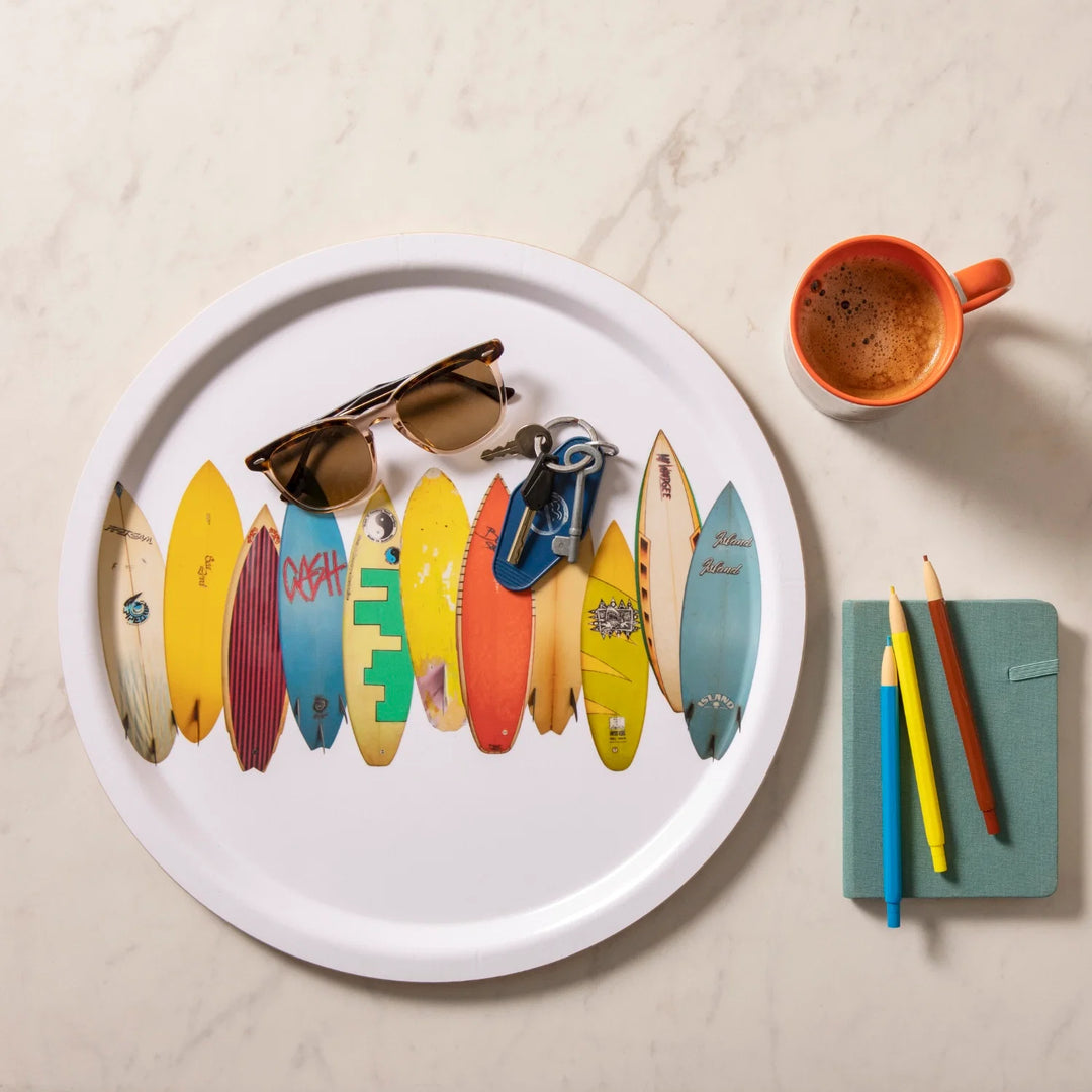Vintage Surf Boards Handmade Birch Tray