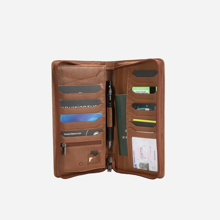 Travel Wallet - Tan
