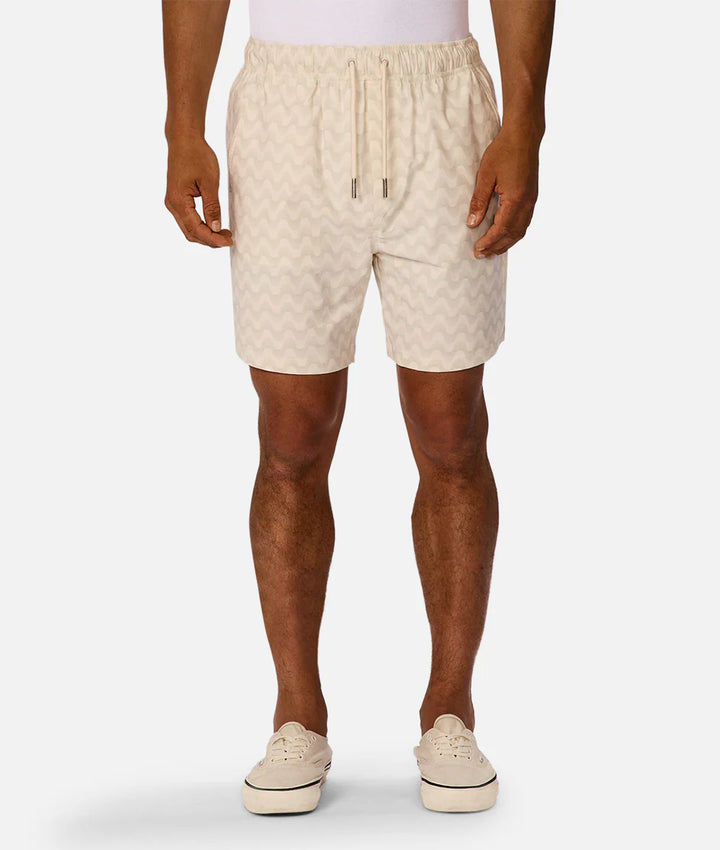 The Vincent Swim Short - Jade/Cream