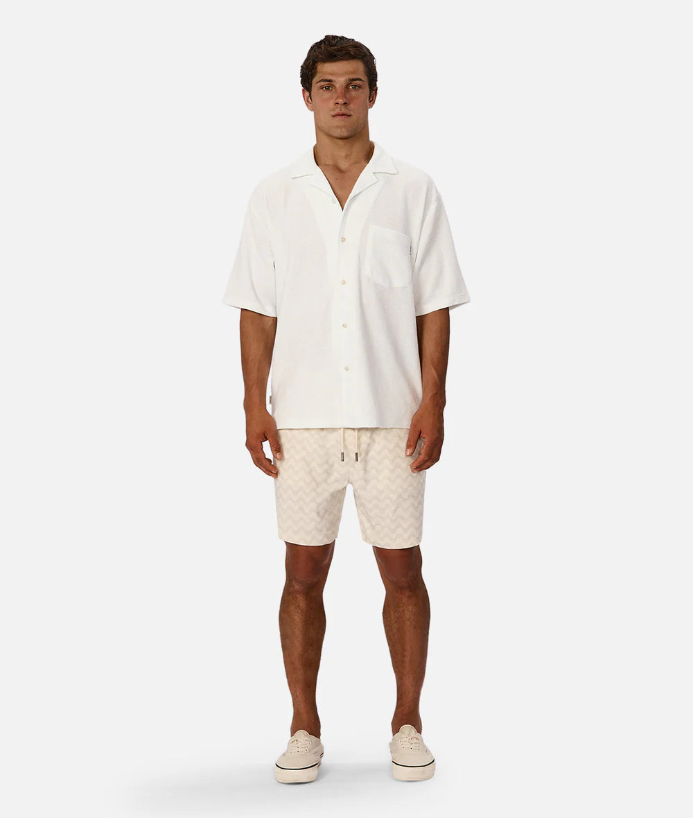 The Vincent Swim Short - Jade/Cream