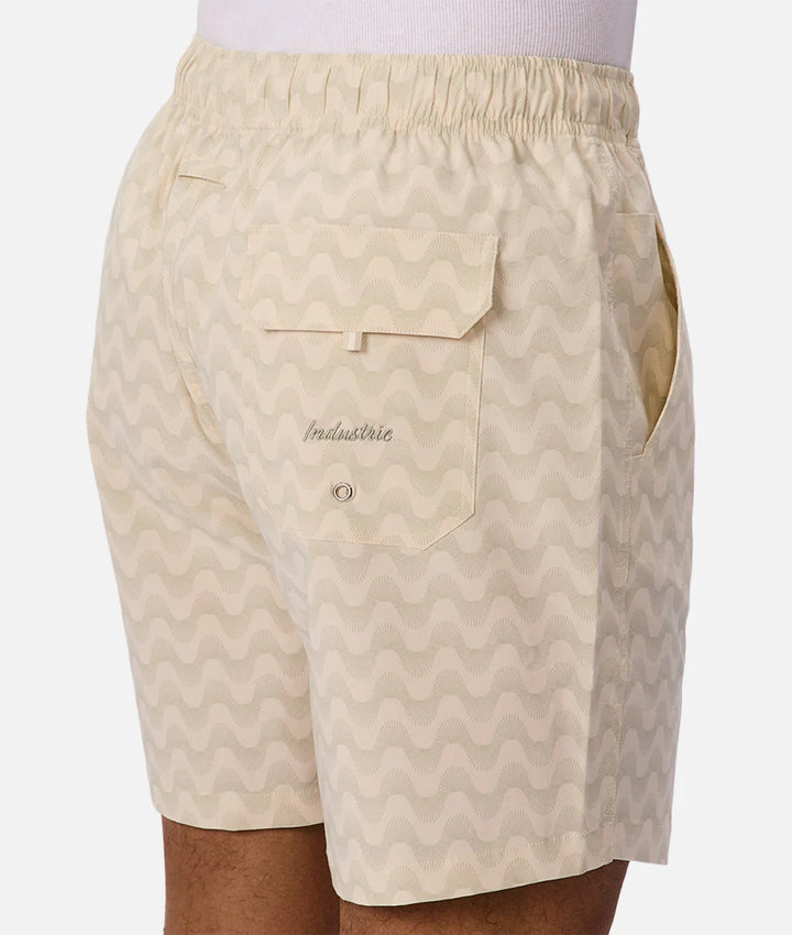 The Vincent Swim Short - Jade/Cream