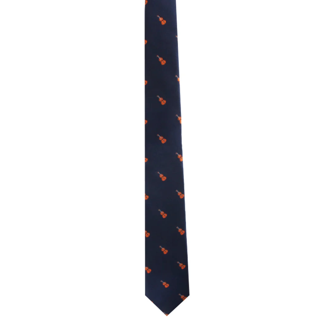 Violin Skinny Tie