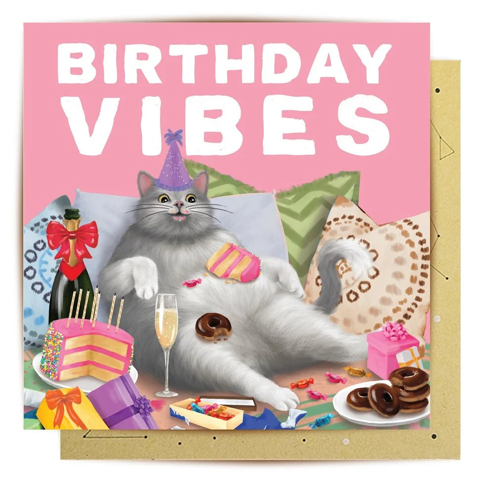 Birthday Vibes Cat