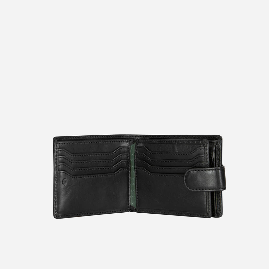 Wallet With Coin - Black