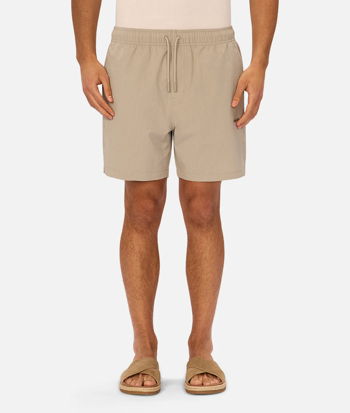 The New Seersucker Swim Short - Willow Green