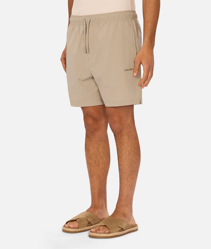 The New Seersucker Swim Short - Willow Green