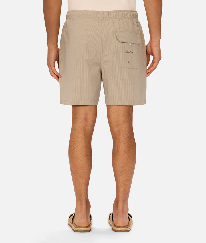 The New Seersucker Swim Short - Willow Green