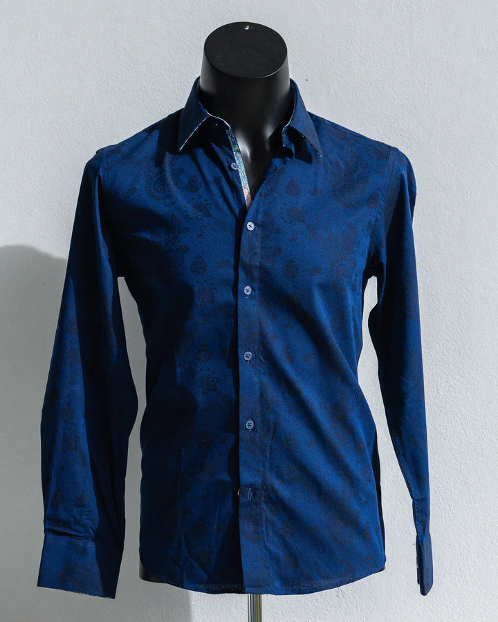 Wilton - John Lennon Shirt Navy L/S