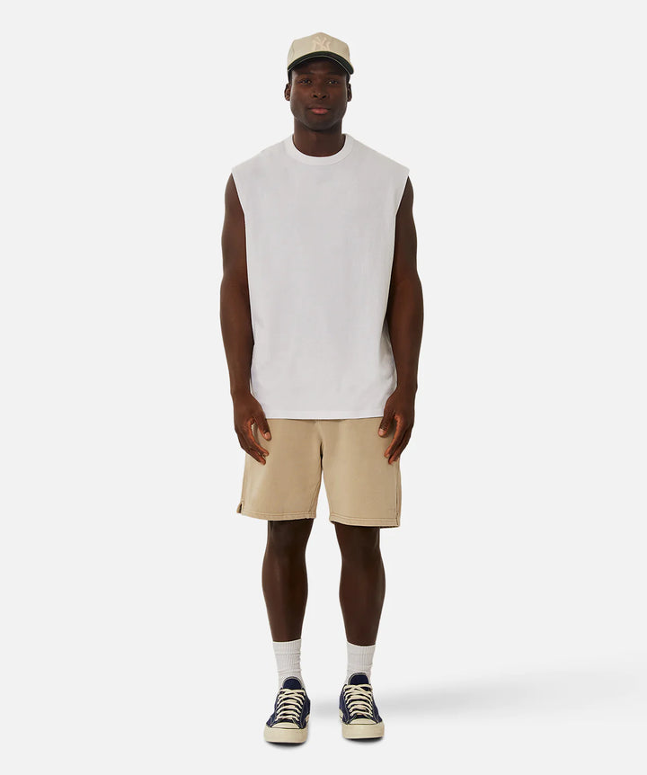 The Del Sur Sleeveless Tee - White