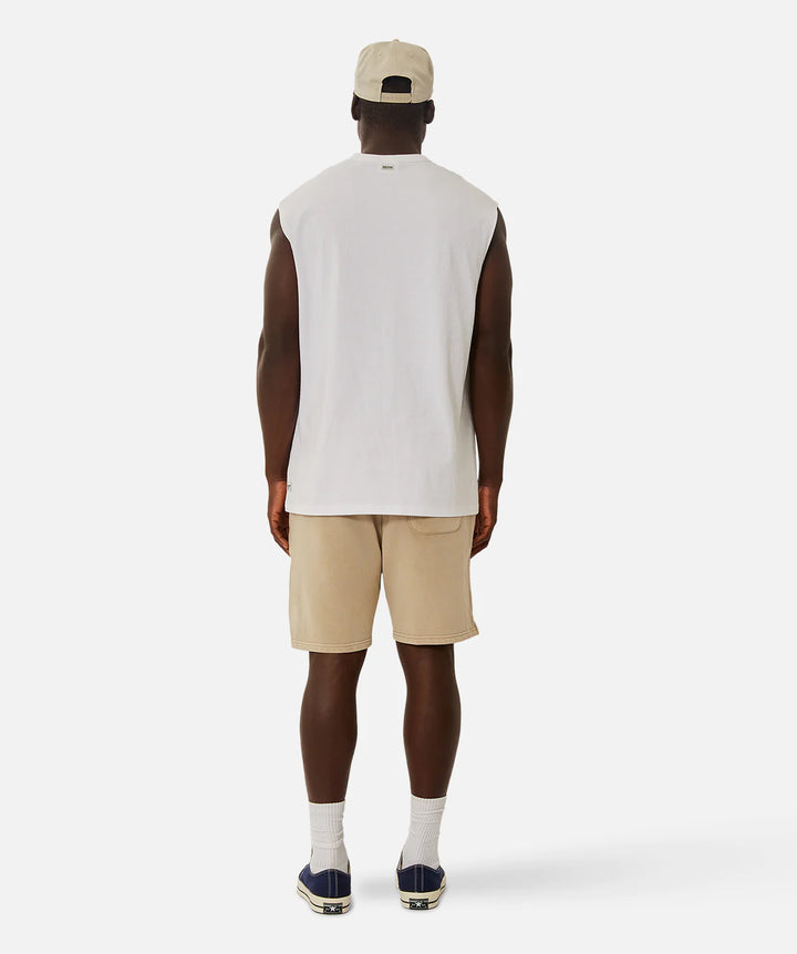 The Del Sur Sleeveless Tee - White